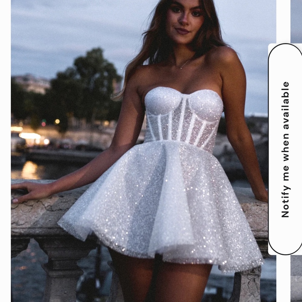 New RosieEtienne Emmelie Mini Strapless dress